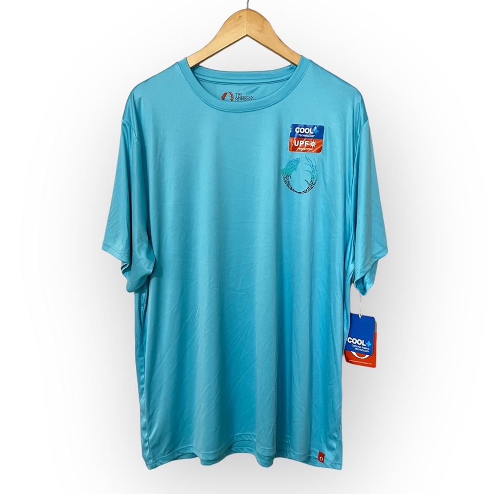The American Outdoorsman Short Sleeve Cooling Tee—XXL